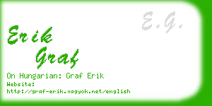 erik graf business card